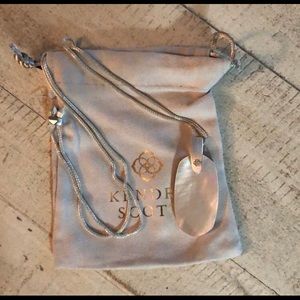 Kendra Scott Adjustable White Inez Necklace